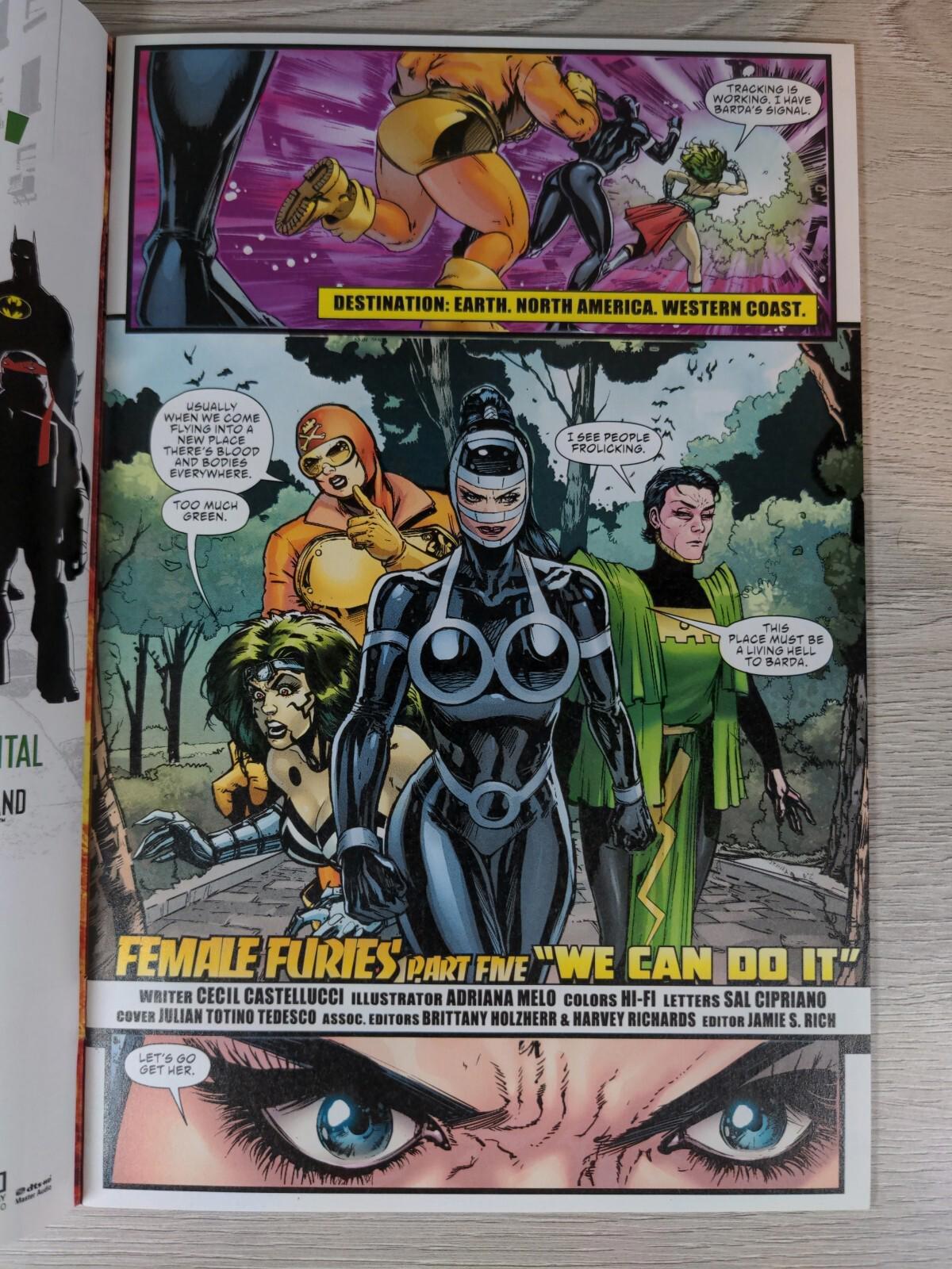 DC Universe:  Female Furies Comic Issue Number 5  Barda's Betrayal!  2019 - Retrorama UK