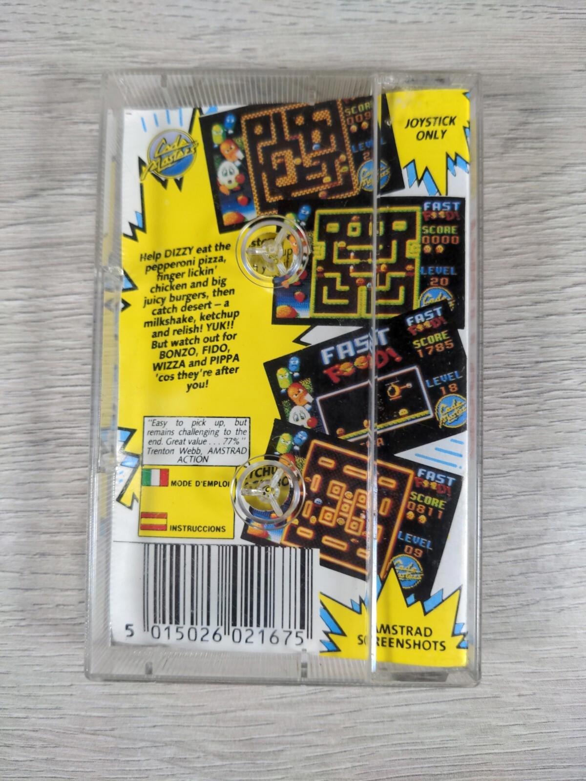 Fast Food ZX Spectrum 48K 128K Video Game Cassette Tested & Working