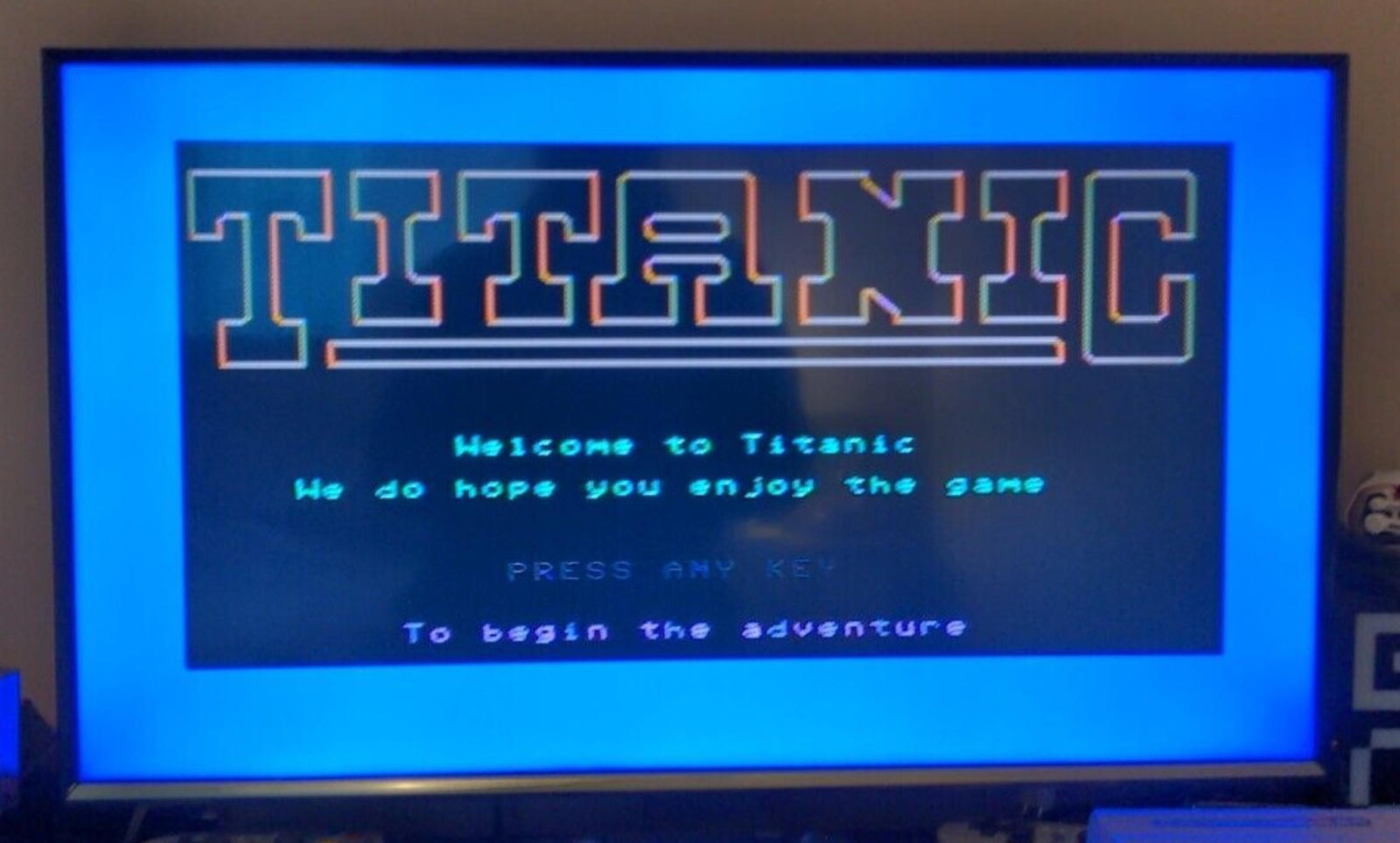 Titanic Commodore 64 C64 Game Cassette Tested & Working