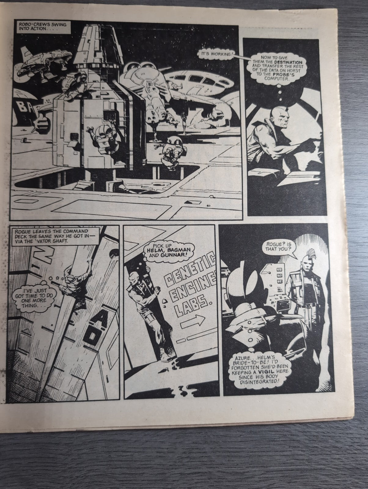 2000AD Prog 405 Featuring Judge Dread Comic 16th Feb 1985 Vintage Retro Comic