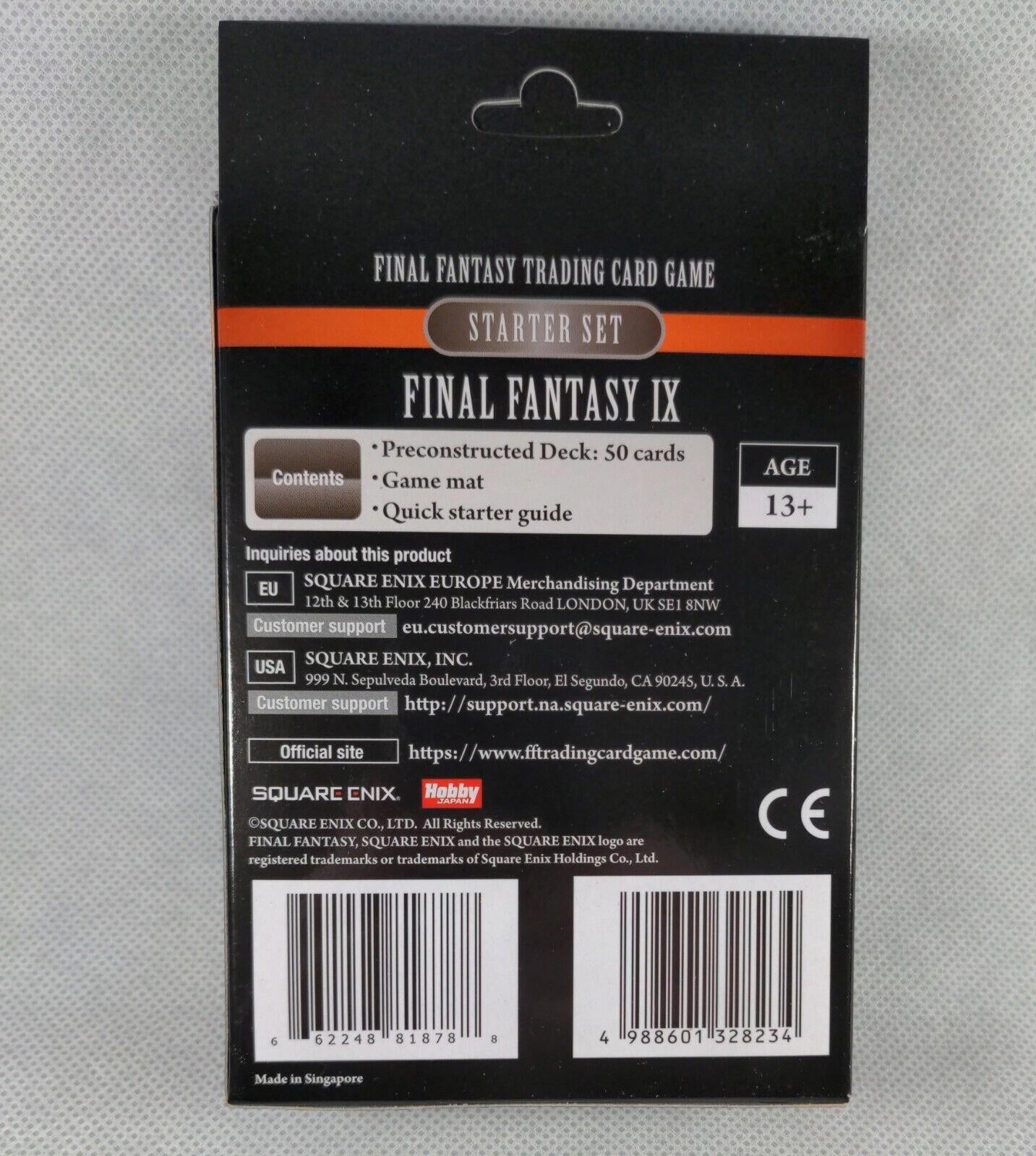 Final Fantasy IX Trading Card Game Starter Set English Square Enix - Retrorama UK