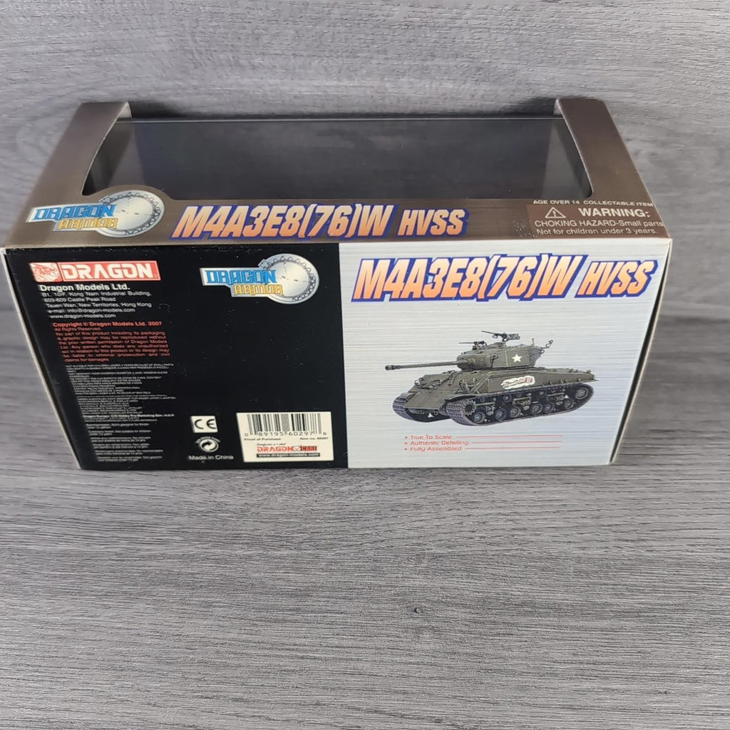Dragon Armor M4A3E8(76)W HVSS 37th Tank Battalion Germany 1945 1:72 Scale Model