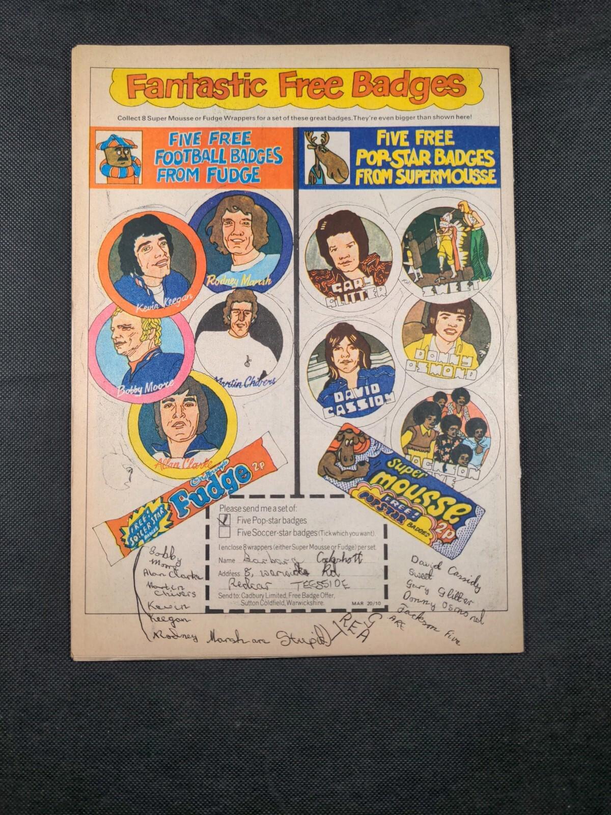 Mighty World of Marvel Issue No 55 October 1973 Vintage Marvel UK Comic - Retrorama UK