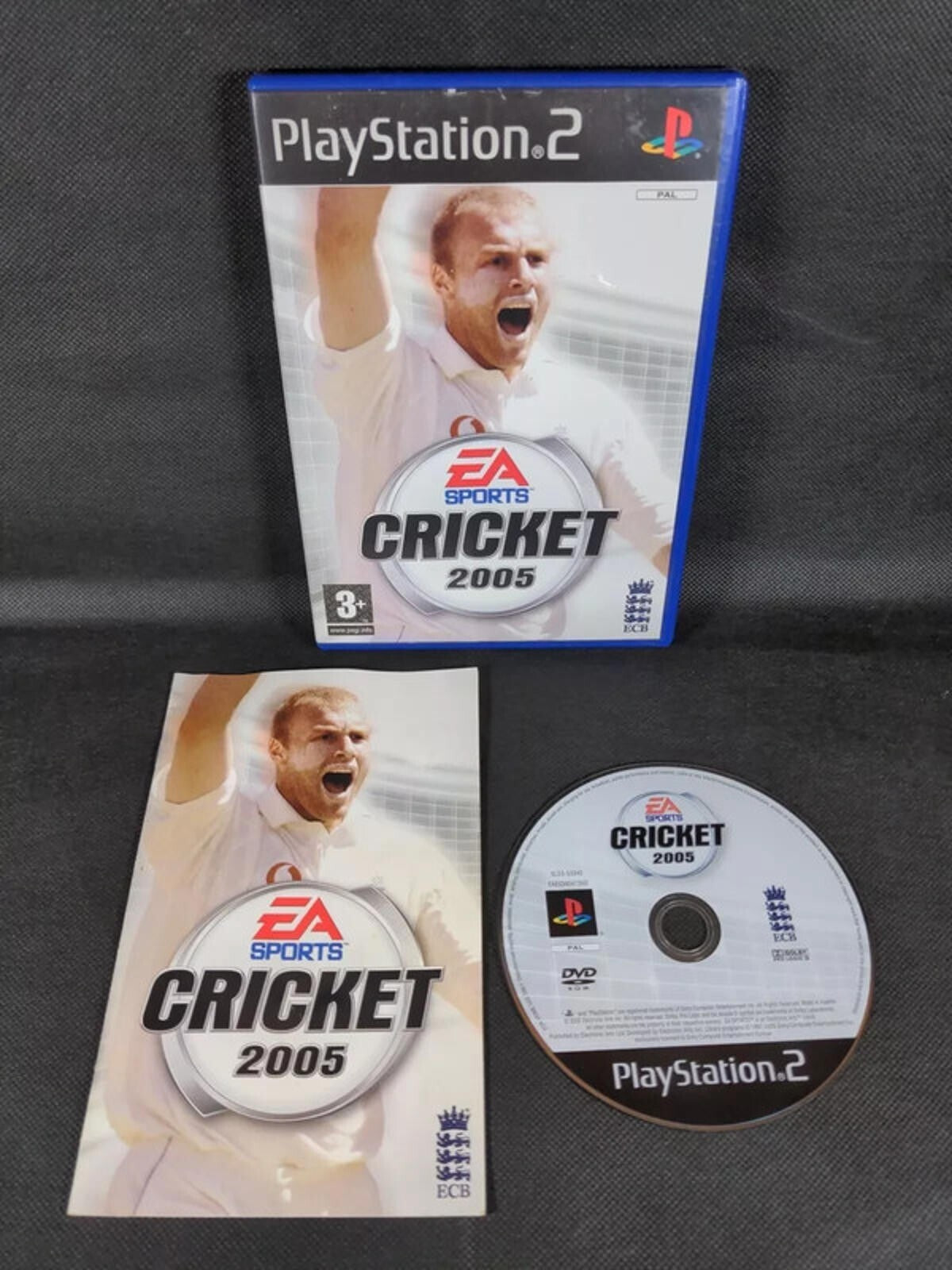 Cricket 2005 Playstation 2 PS2 Game + Manual Tested & Working