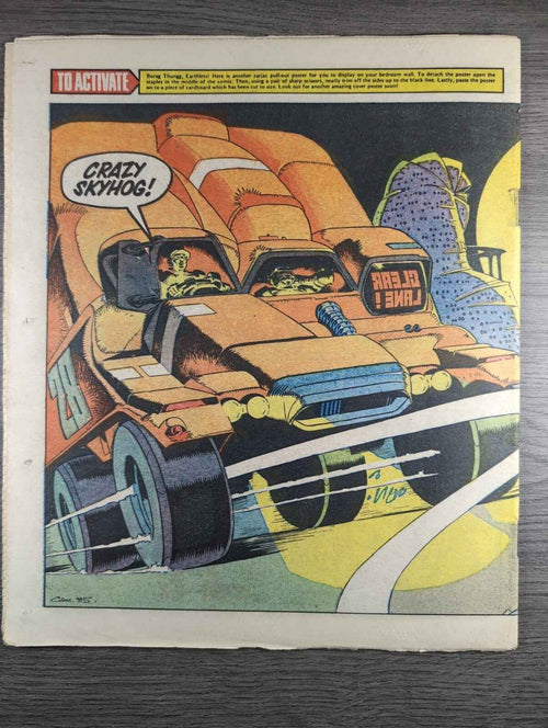 2000AD Prog 424 Featuring Judge Dread Comic 29th June 1985 Vintage Retro Comic