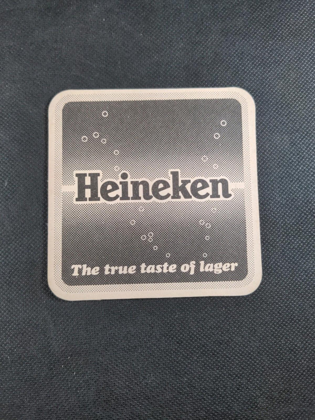 4 Vintage Beer Mats Heineken Larger - Retrorama UK