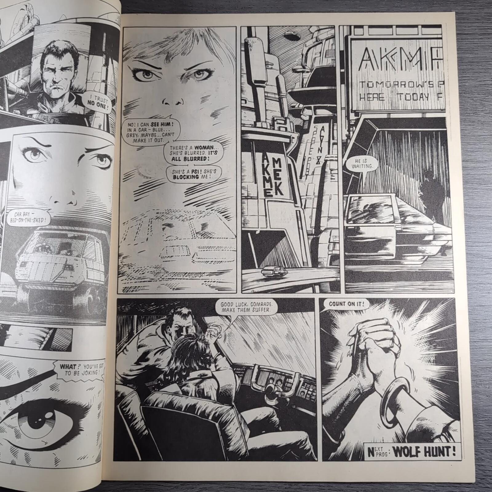 2000AD Prog 529 Featuring Judge Dredd 4th July 1987 Vintage Comic
