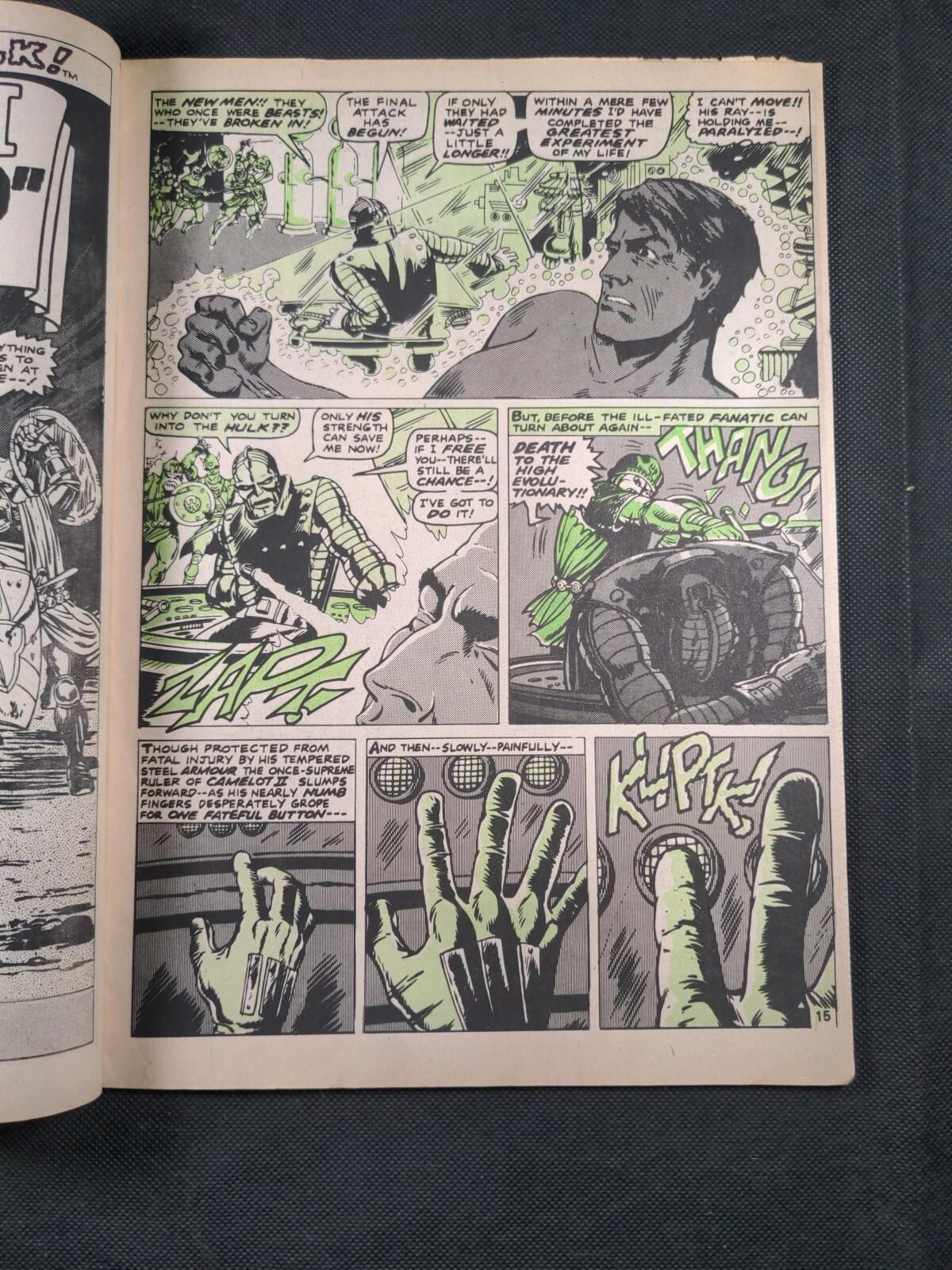 Mighty World of Marvel Issue No 40 July 1973 Vintage Marvel UK Vintage Comic