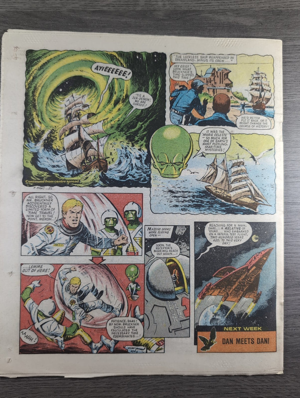 Eagle Comic Issue No. 212 12th April 1988 Includes Poster Vintage Retro UK Comic