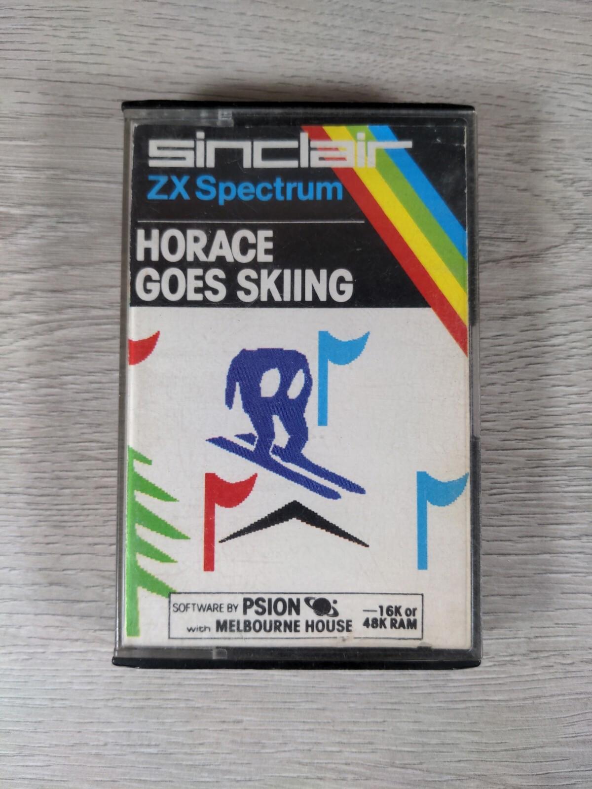 Horace Goes Skiing ZX Spectrum 16K 48K Game Cassette Tested & Working