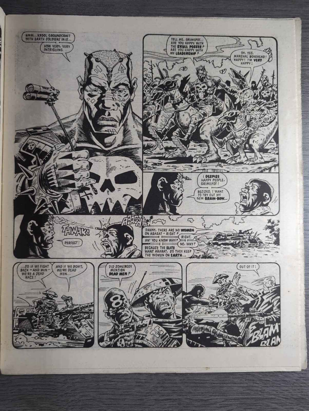 2000AD Prog 509 Featuring Judge Dread Comic 14th Feb 1987 Vintage Retro Comic