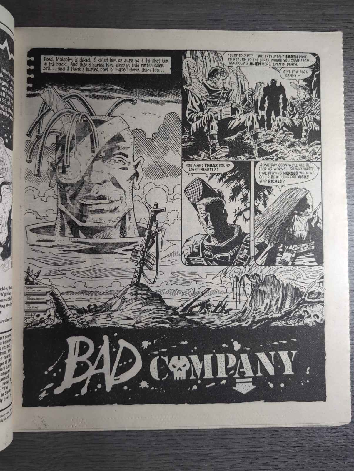 2000AD Prog 507 Featuring Judge Dread Comic 31st Jan 1987 Vintage Retro Comic