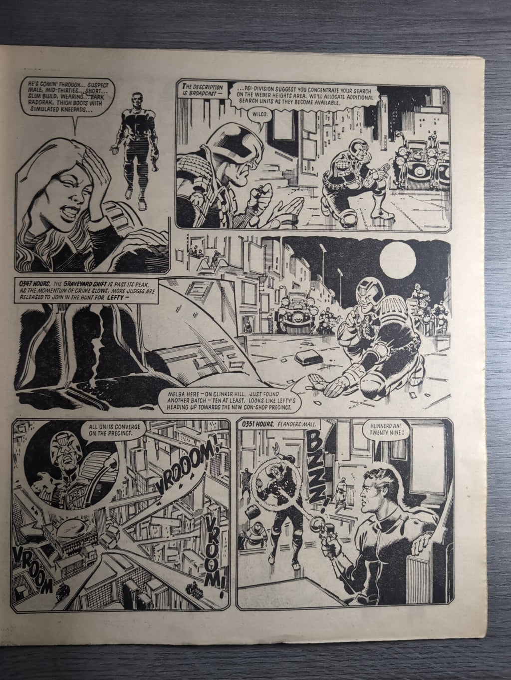 2000AD Prog 341 Featuring Judge Dredd Comic 5th Nov 1983 Vintage Retro Comic