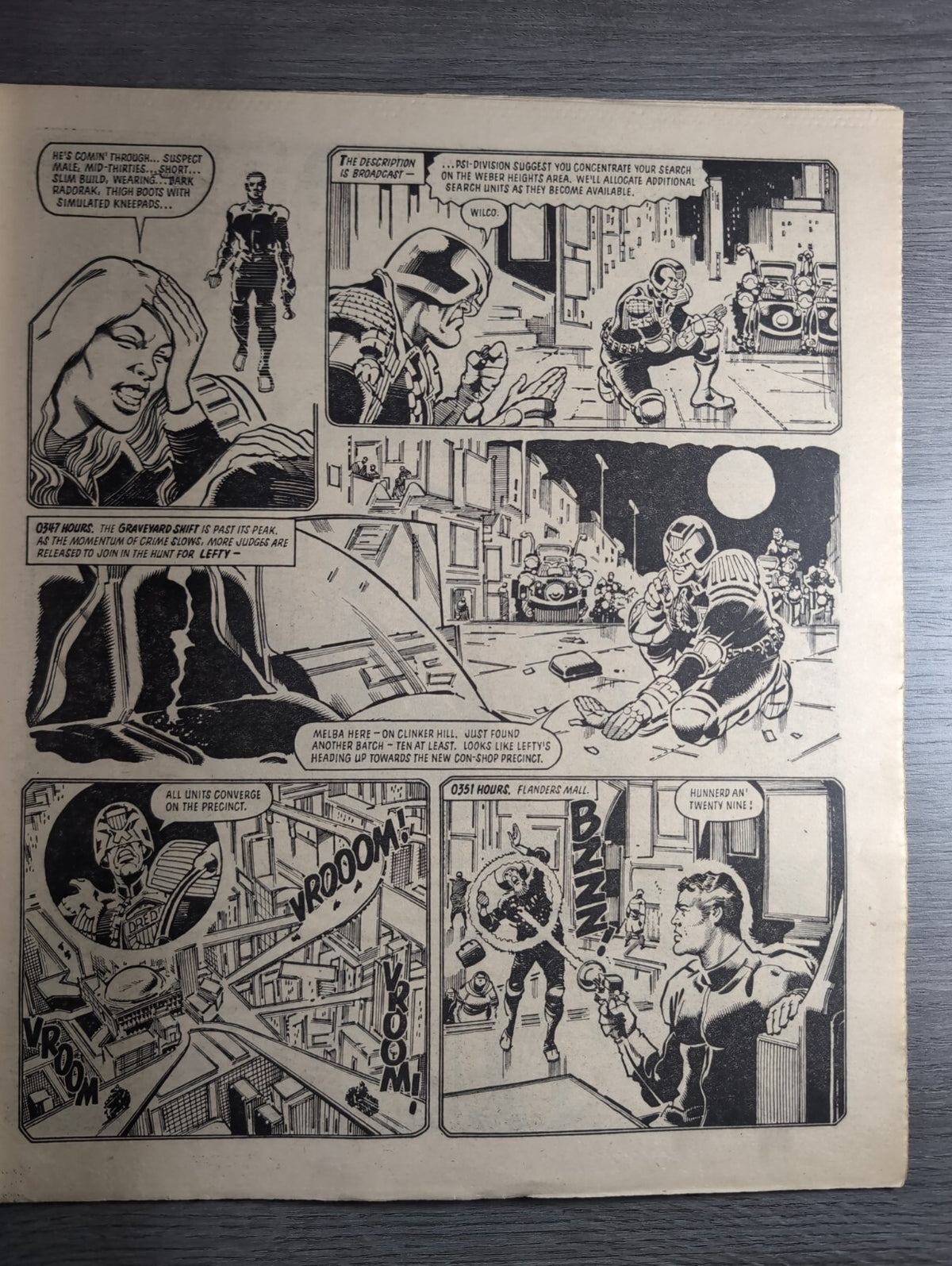 2000AD Prog 341 Featuring Judge Dredd Comic 5th Nov 1983 Vintage Retro Comic