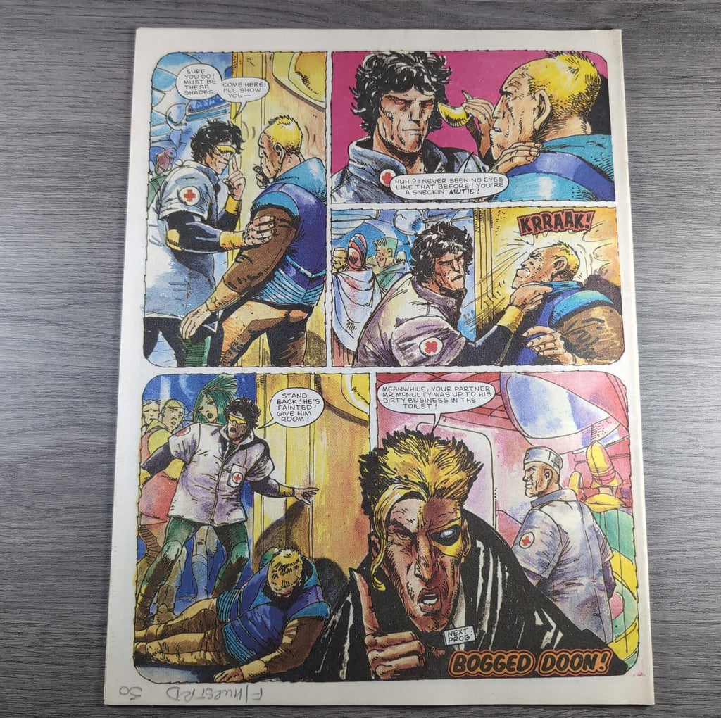 2000AD Prog 548 Featuring Judge Dredd 14th November 1987 Vintage Comic