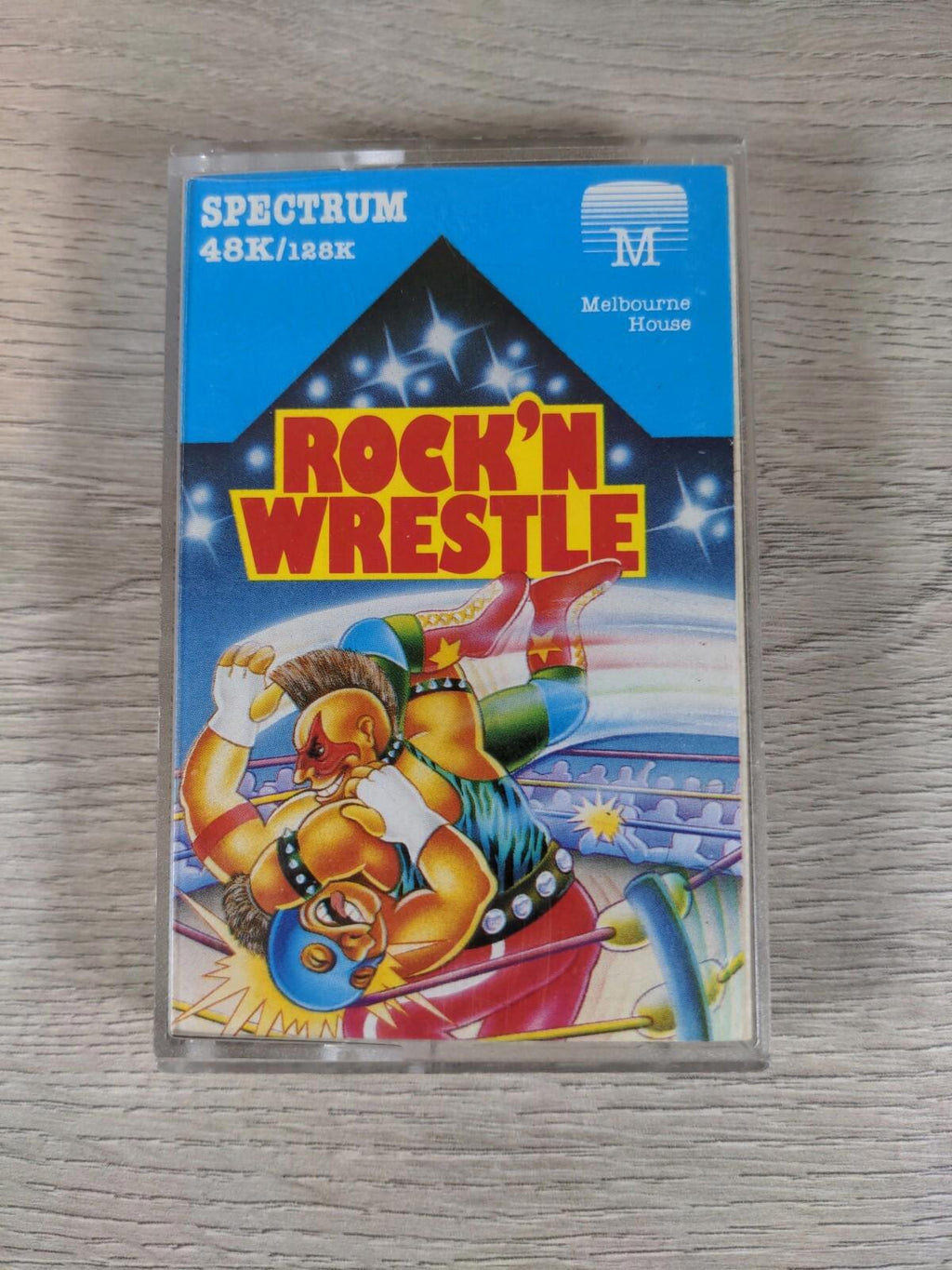 Rock N Wrestle ZX Spectrum 48K 128K Video Game Cassette Tested & Working