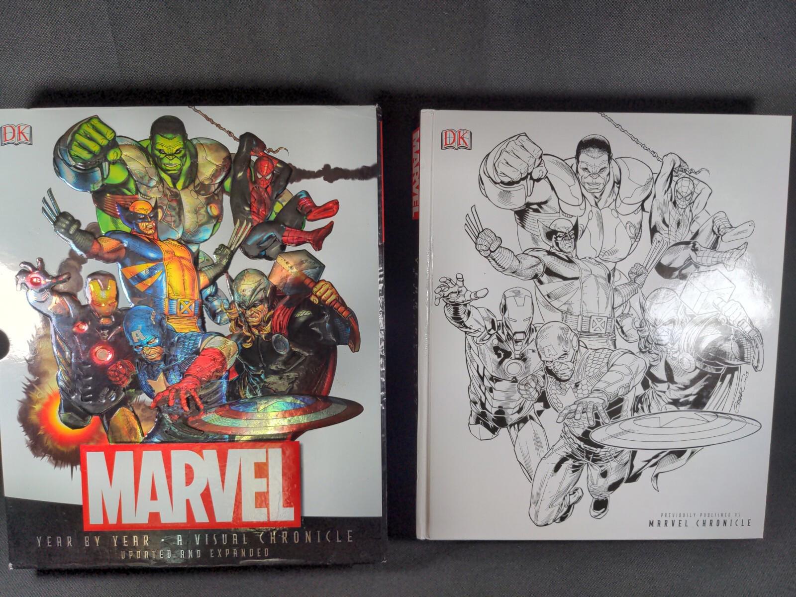 DK Marvel Year By Year A Visual Chronicle Illustrated Hardback Comic Book - Retrorama UK