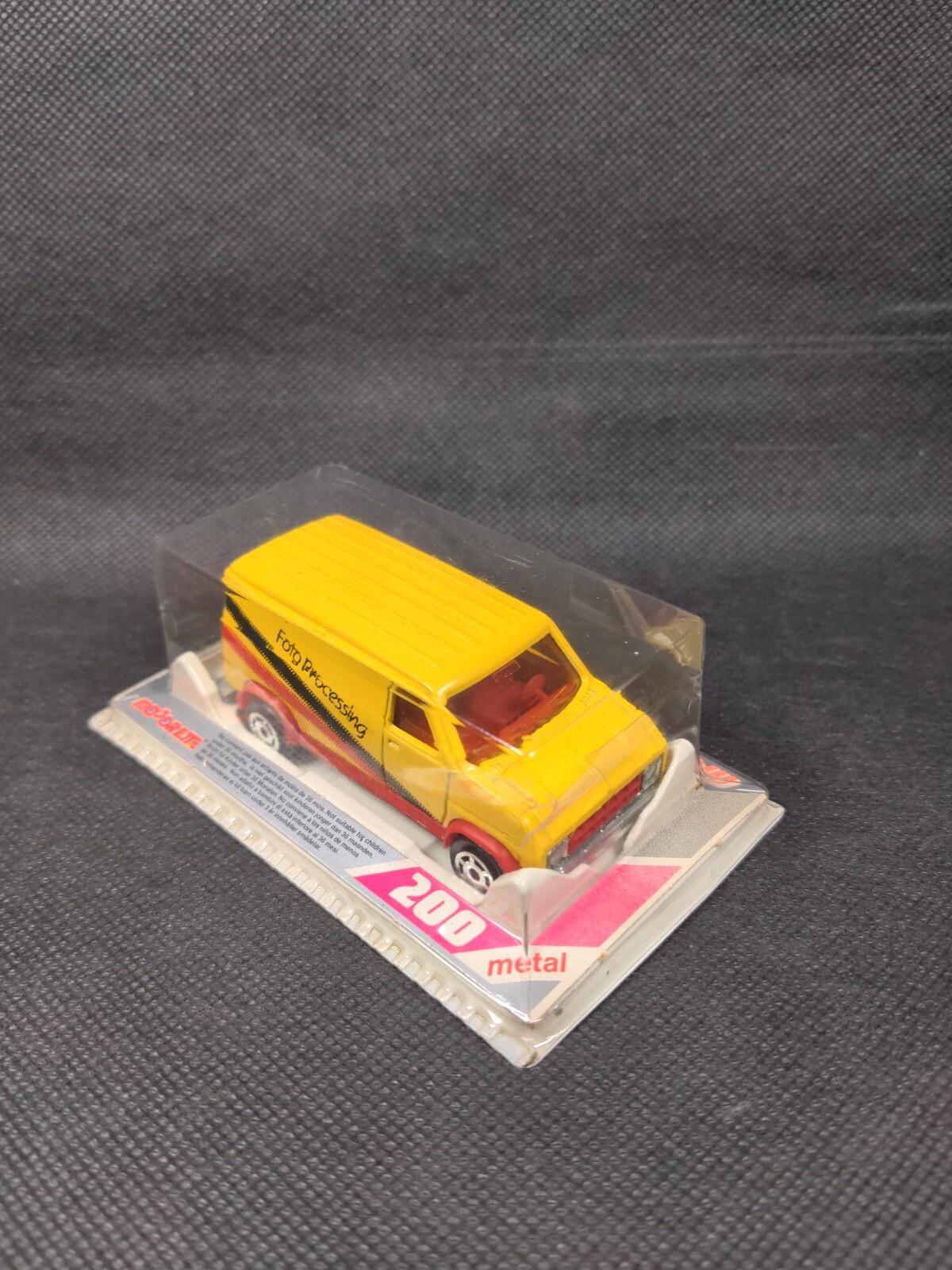 Majorette 200 Series Foto Processing Diecast Van Sealed Blister Pack 1:64 Scale