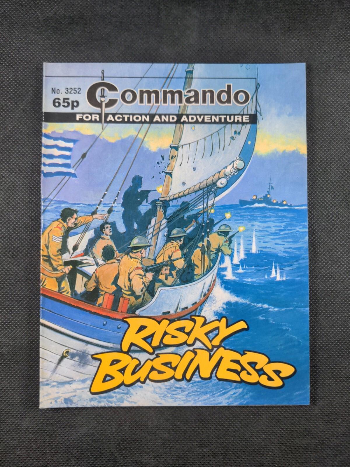 Commando Comic Issue Number 3252 Risky Business - Retrorama UK