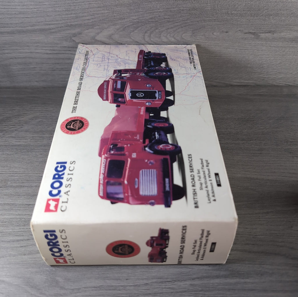 Corgi 31001 BRS Shap Fell Set Leyland Articulated Flatbed Atkinson 8 Wheel Rigid