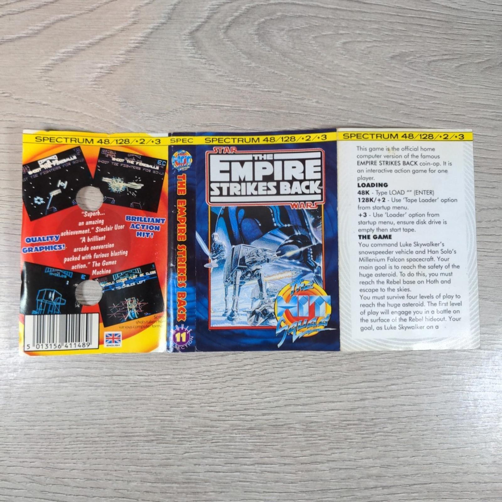 The Empire Strikes Back ZX Spectrum 48/128K Game Cassette Tested & Working