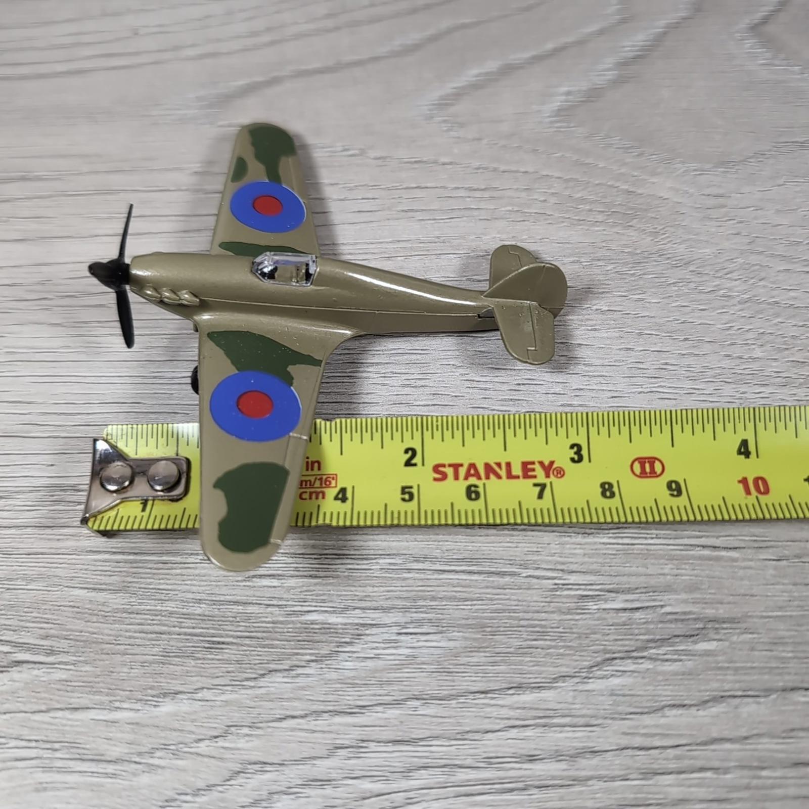 Tonka Polistil Spitfire and 2 x Hurricane Die-Cast Model Military Aircraft