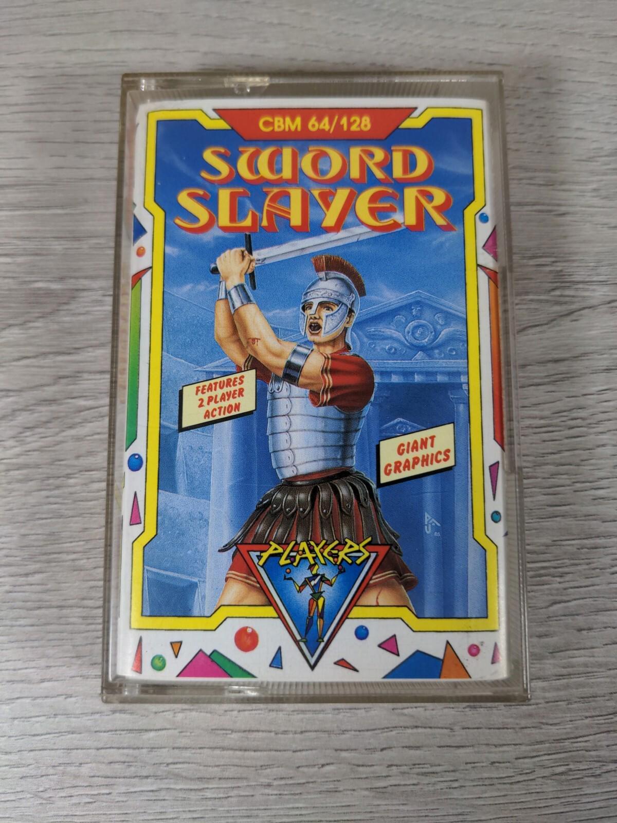 Sword Slayer Commodore 64 C64 Video Game Cassette Tested & Working Vintage Game