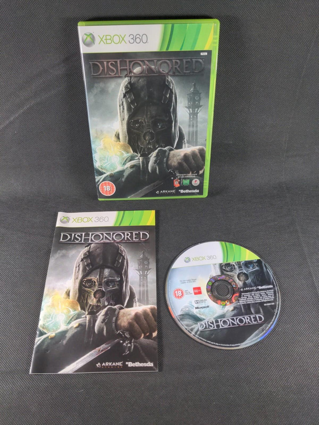 Dishonored Microsoft Xbox 360 UK PAL Region