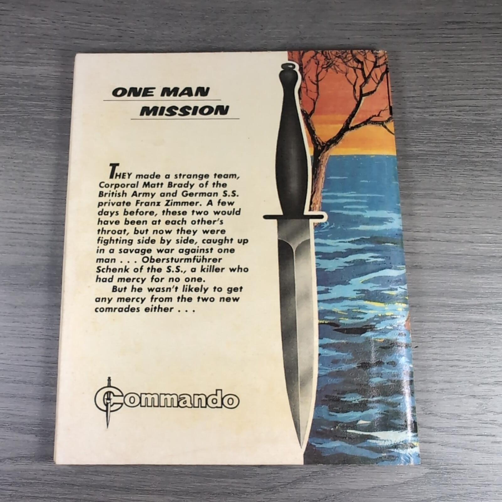 Commando Comic Issue Number 1215 One Man Mission