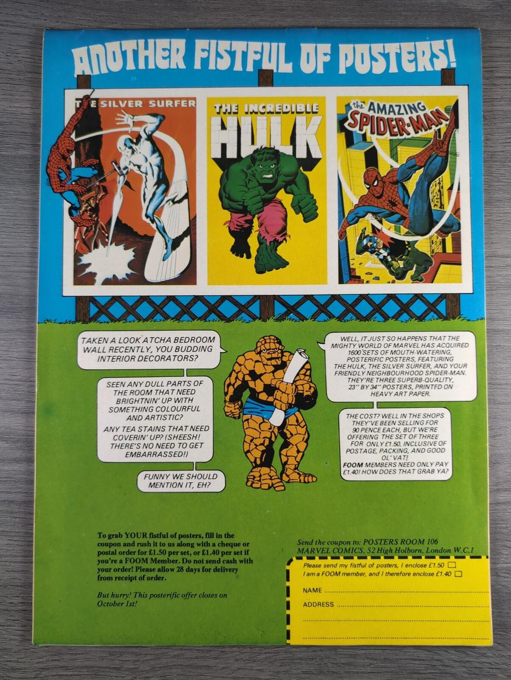 Super Spider-Man With The Super Heroes No. 190 Marvel Comics 29th September 1976