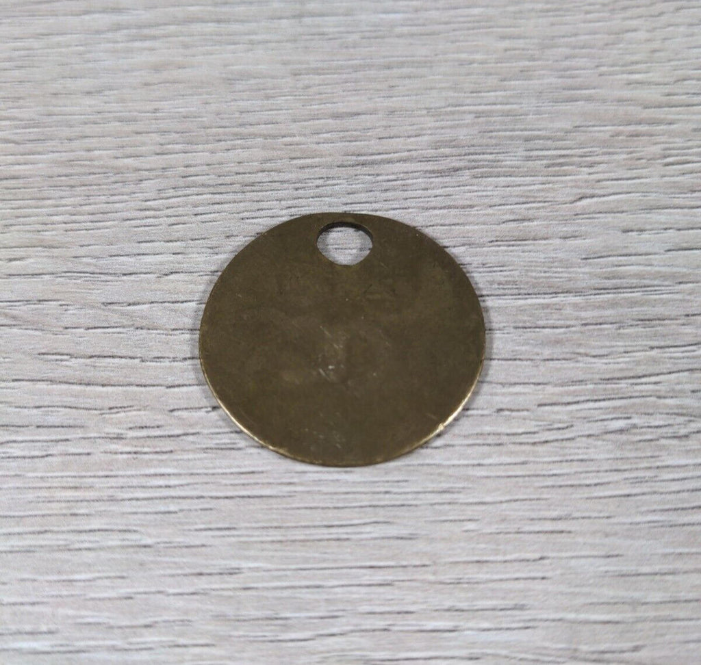GW Gascoigne Wood No 4047 Brass Miners Pit Check Token