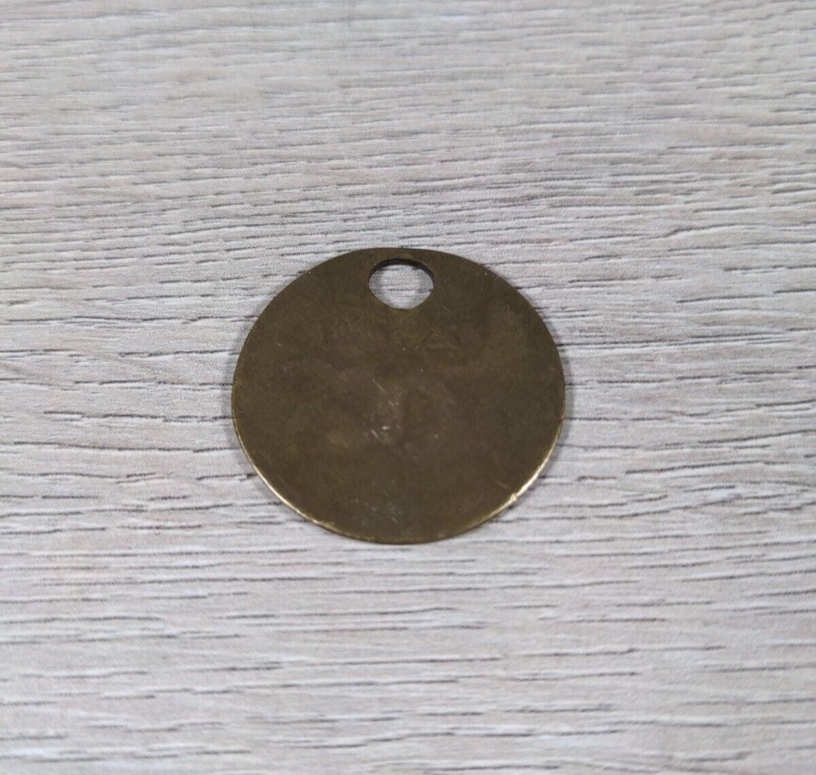 GW Gascoigne Wood No 4047 Brass Miners Pit Check Token