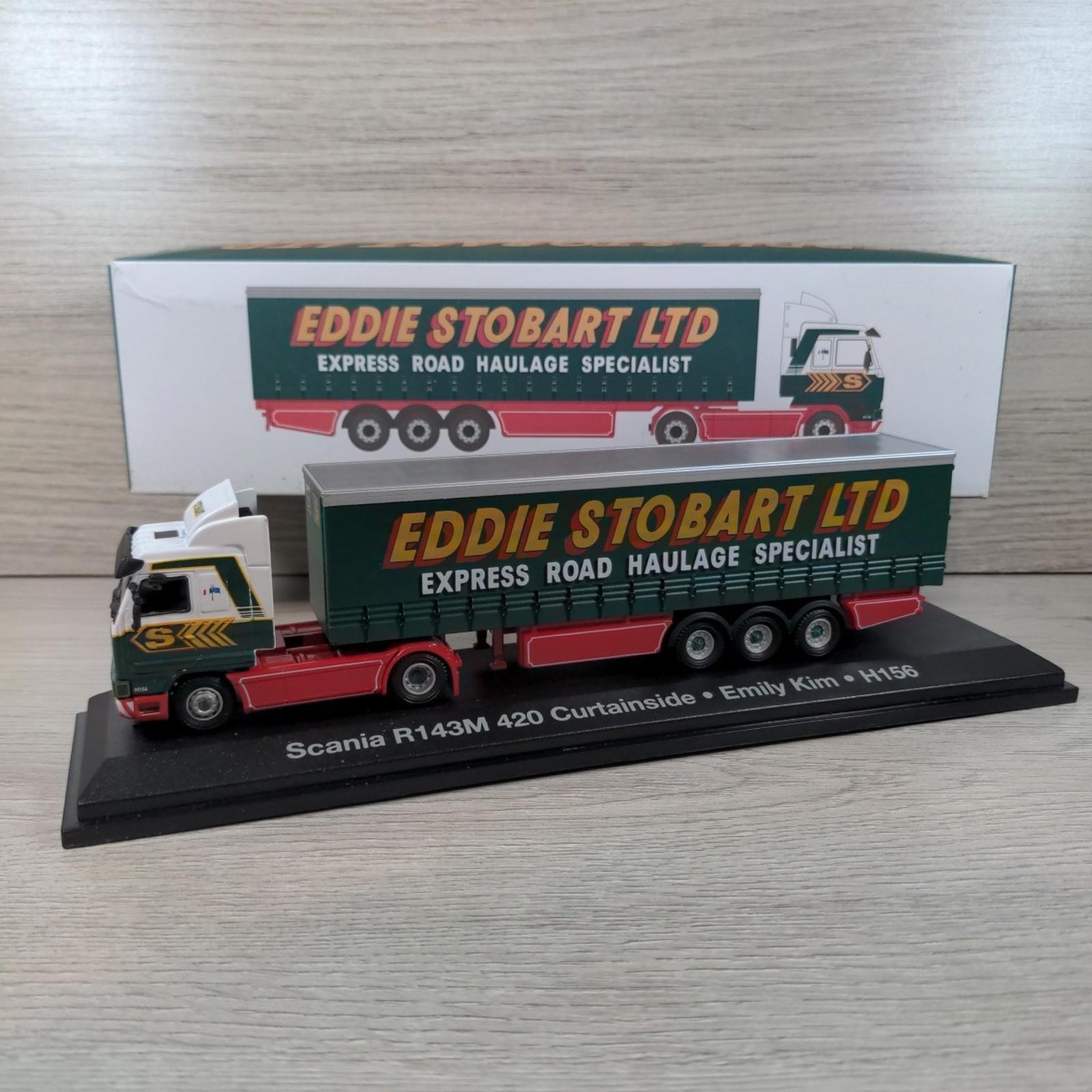 Atlas Editions Eddie Stobart Scania R143M 420 Curtainside Emily Kim H156  1:76
