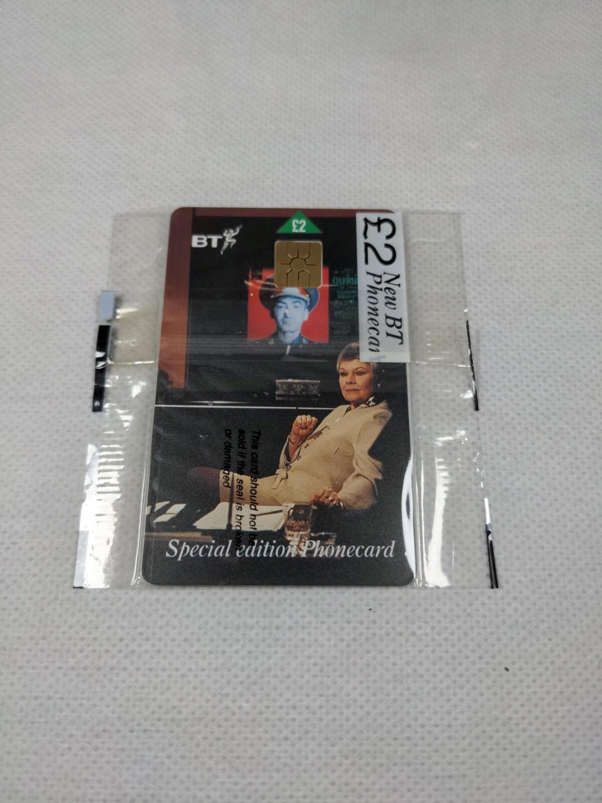 BT Phone Card  Special Edition Unused Vintage £2 Chip Phonecard Unopened Sealed - Retrorama UK