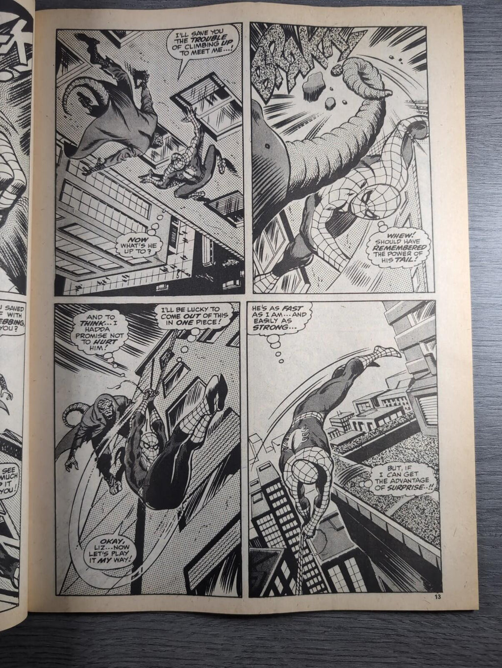 Spider-Man Comics Weekly No 92 Marvel Comics UK 16th November 1974 Vintage Comic