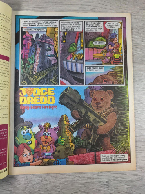 2000AD Featuring Judge Dredd Prog 737 June 1991  Vintage Comic - Retrorama UK