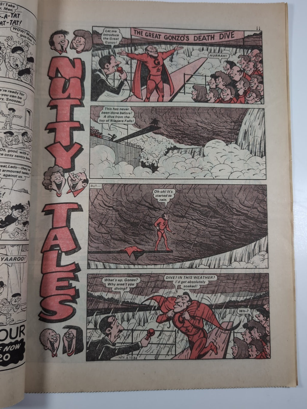 Nutty Comic Featuring Bananaman Issue No. 243 Oct 6th 1984 Vintage Retro Comic