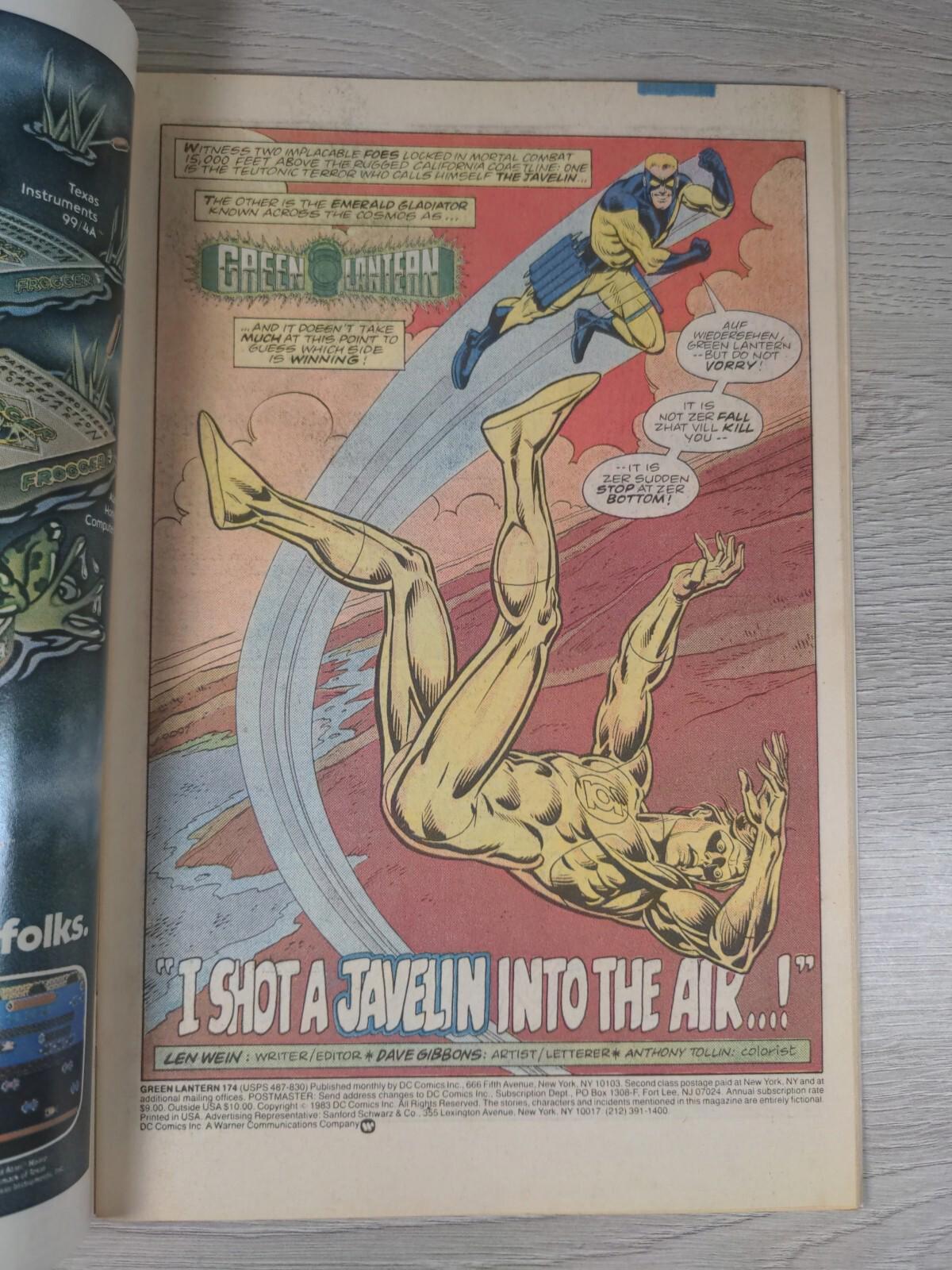 DC Comics Green Lantern Issue 174 Target Ferris! March 1984 Vintage Comic - Retrorama UK