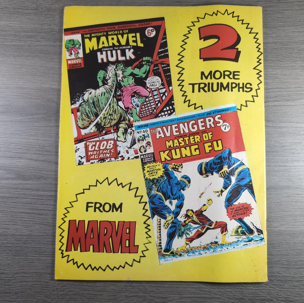 Spider-Man Comics Weekly No 71 Marvel Comics UK 22nd June 1974 Vintage Comic