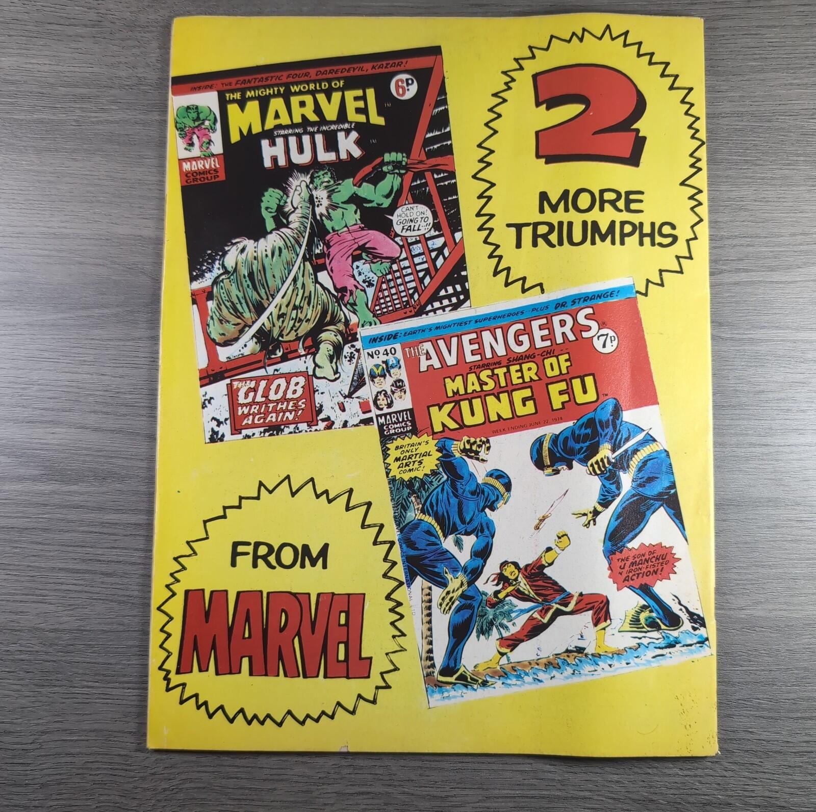 Spider-Man Comics Weekly No 71 Marvel Comics UK 22nd June 1974 Vintage Comic