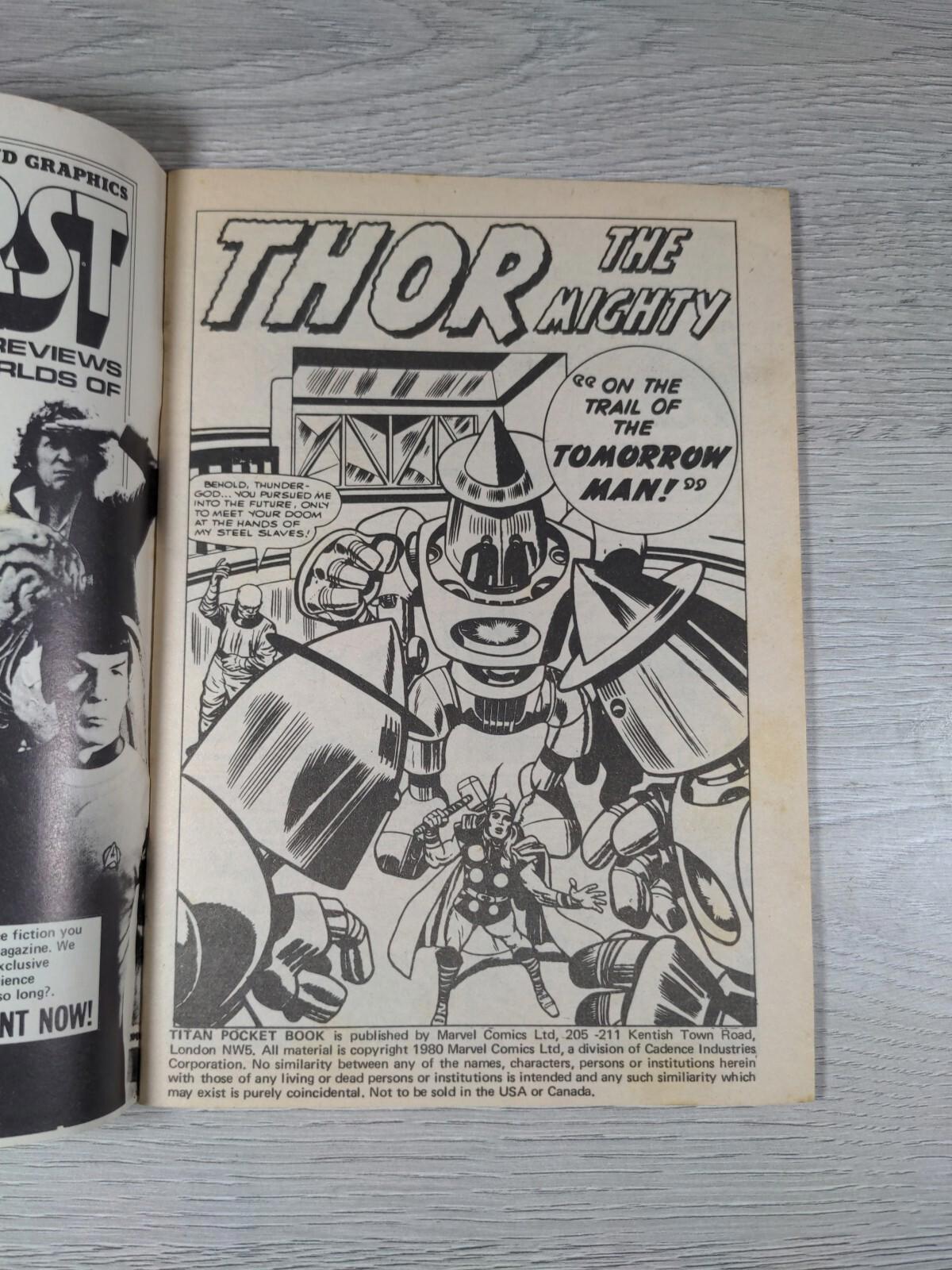 The Titans Pocket Book Issue Number 2 Marvel Digest Series 1980's Vintage Comic - Retrorama UK