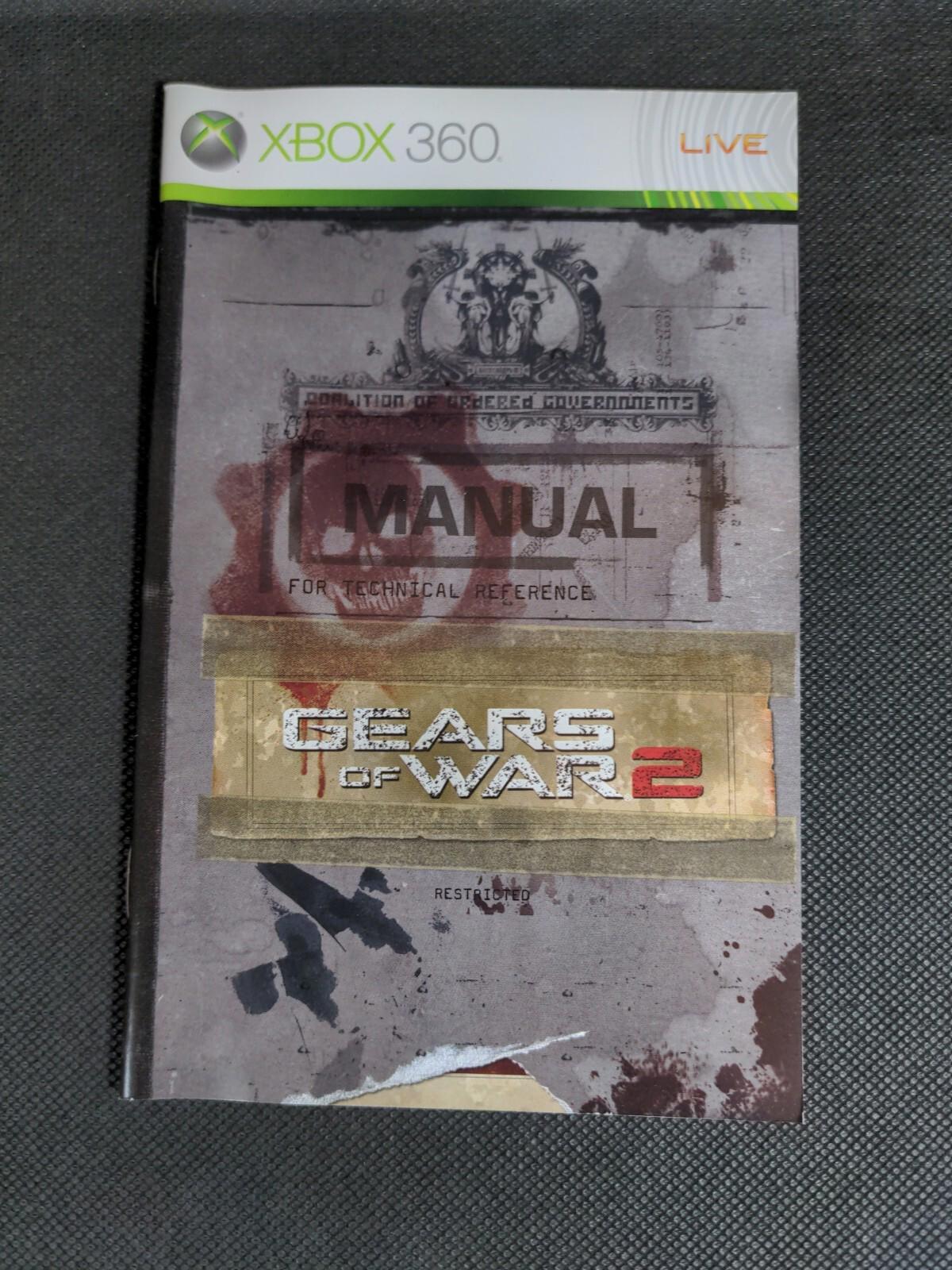 Gears Of War 2 Microsoft Xbox 360 Game + Manual Tested & Working VGC
