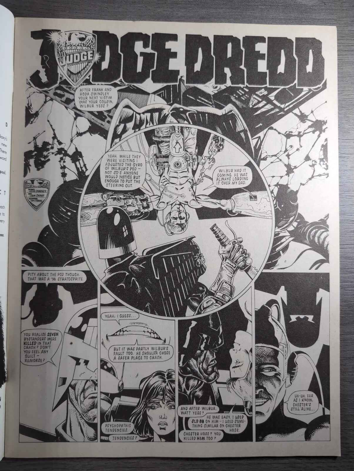 2000AD Prog 633 Featuring Judge Dread Comic 30th June 1989 Vintage Retro Comic