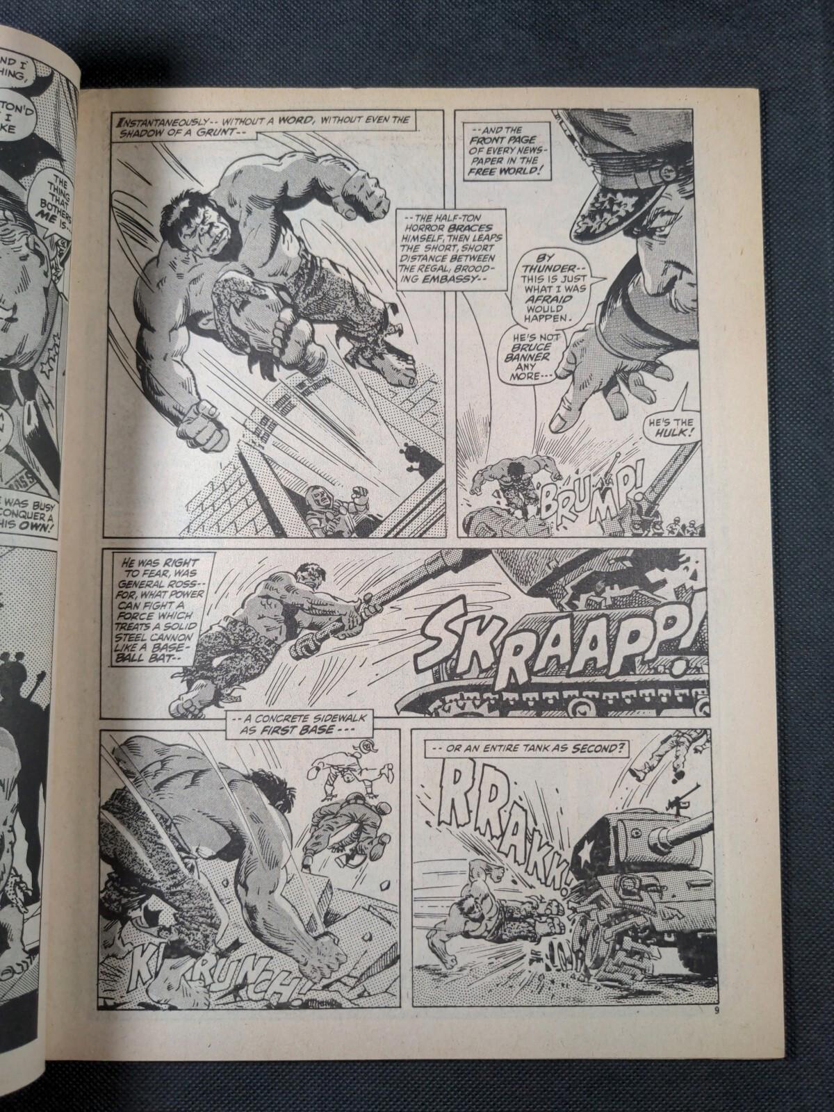 Mighty World of Marvel Comic Issue No 113 November 1974 Marvel UK Vintage Comic
