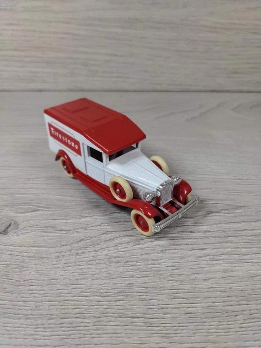 Lledo Promotional Models White & Red Firestone Van - Retrorama UK