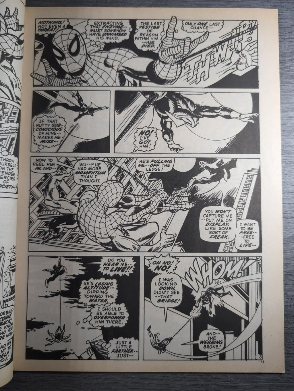 Spider-Man Comics Weekly No 143 Marvel Comics UK 8th November 1975 Vintage Comic