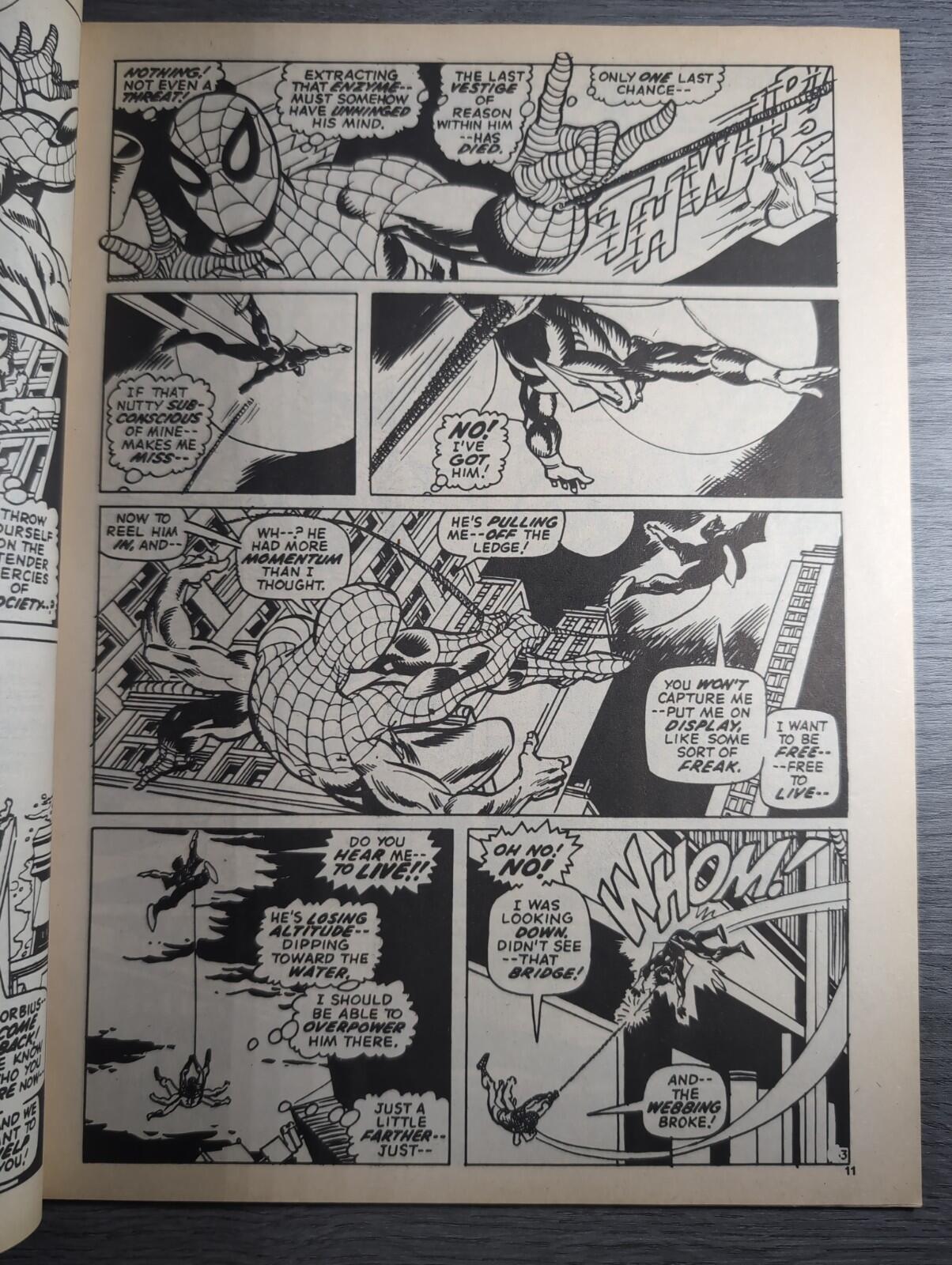 Spider-Man Comics Weekly No 143 Marvel Comics UK 8th November 1975 Vintage Comic