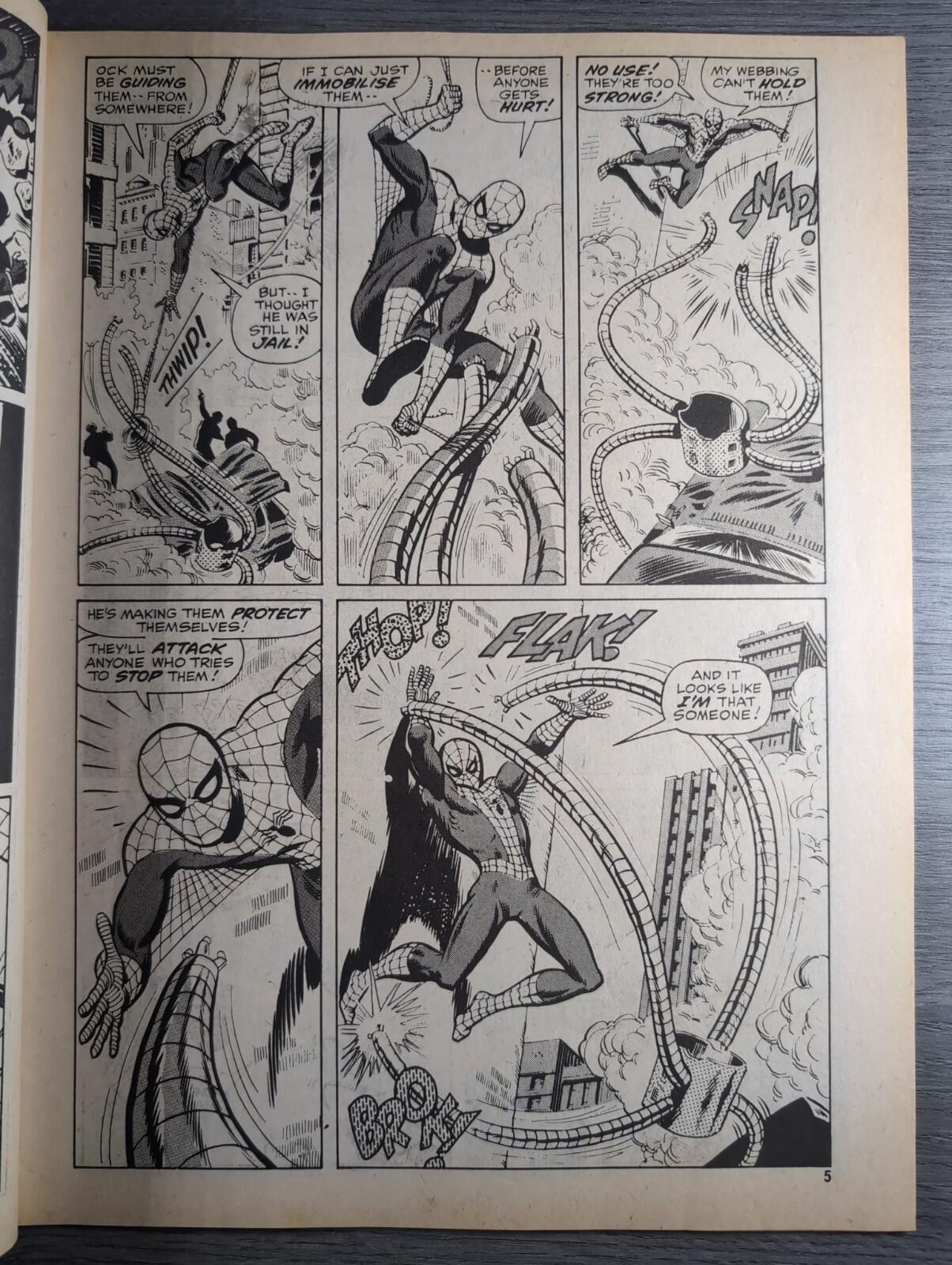 Spider-Man Comics Weekly No 113 Marvel Comics UK 12th April 1975 Vintage Comic