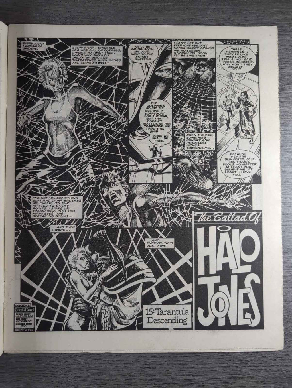 2000AD Prog 466 Featuring Judge Dread Comic 19th April 1986 Vintage Retro Comic
