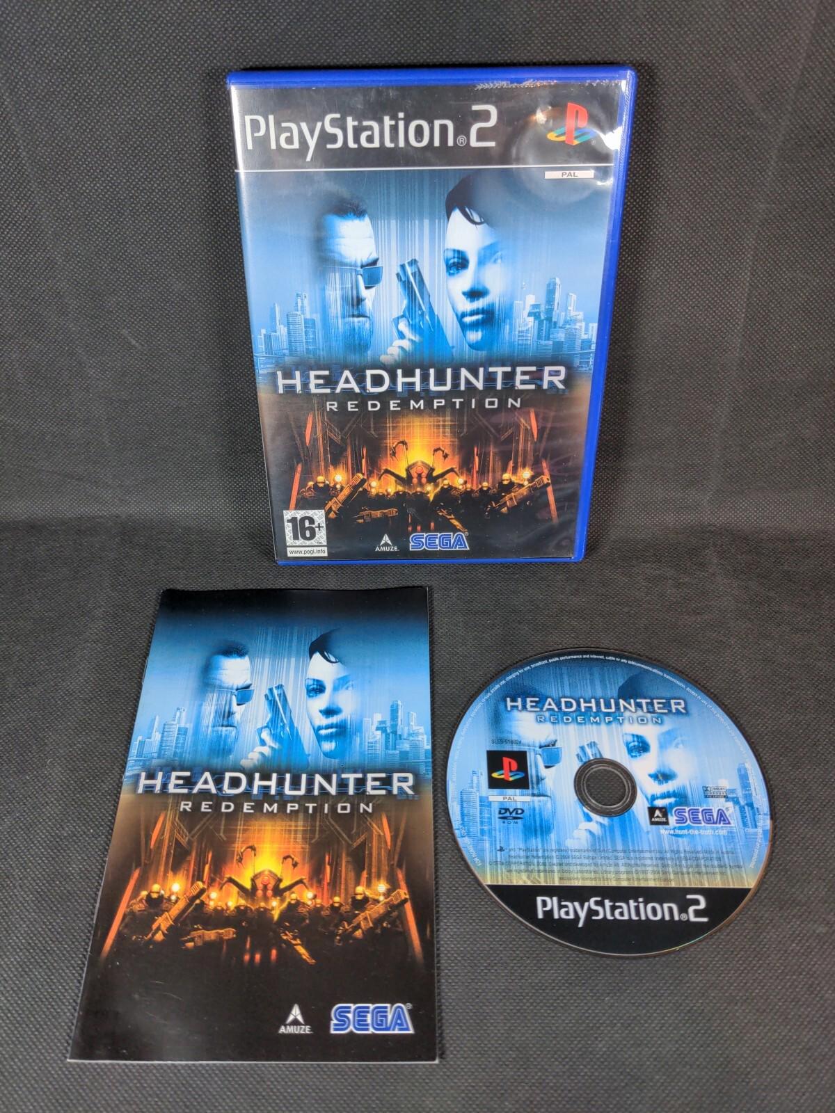 Headhunter Redemption Playstation 2 PS2 Video Game Manual Included VGC